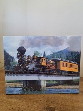 Springbok 500 Piece Jigsaw Puzzle Sealed New In Box Durango Express Train As Is